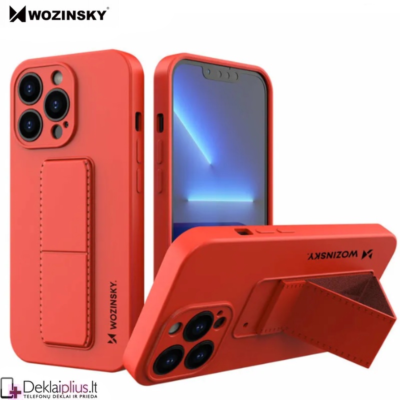 Wozinsky 4in1 švelnaus silikono dėklas - raudonas (telefonui Apple Iphone 13 Pro Max) Wozinsky 4in1 švelnaus silikono dėklas - raudonas (telefonui Apple Iphone 13 Pro Max)